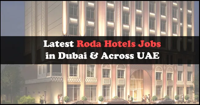 Roda Hotels Jobs